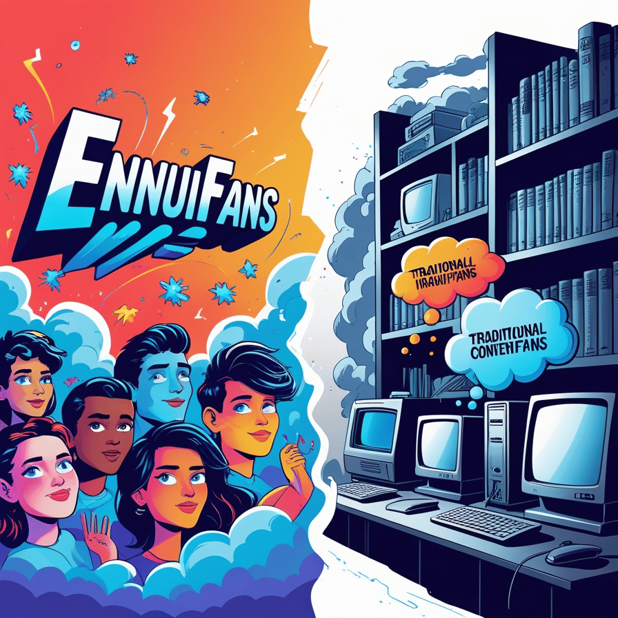 Ennuifans vs. Traditional Content Platforms