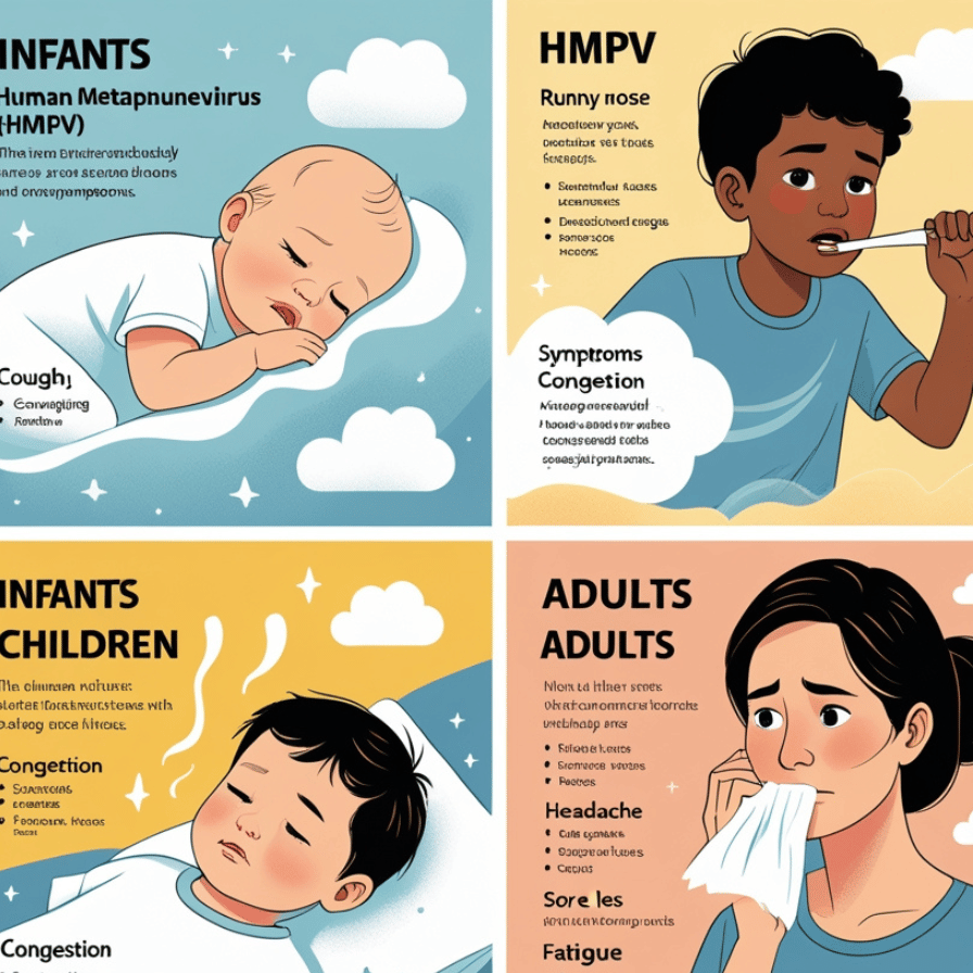 HMPV Virus Symptoms in Different Age Groups