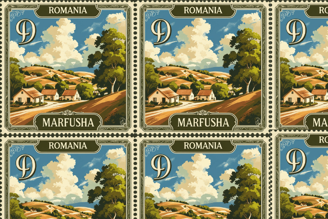 The Marfusha Romania Stamp